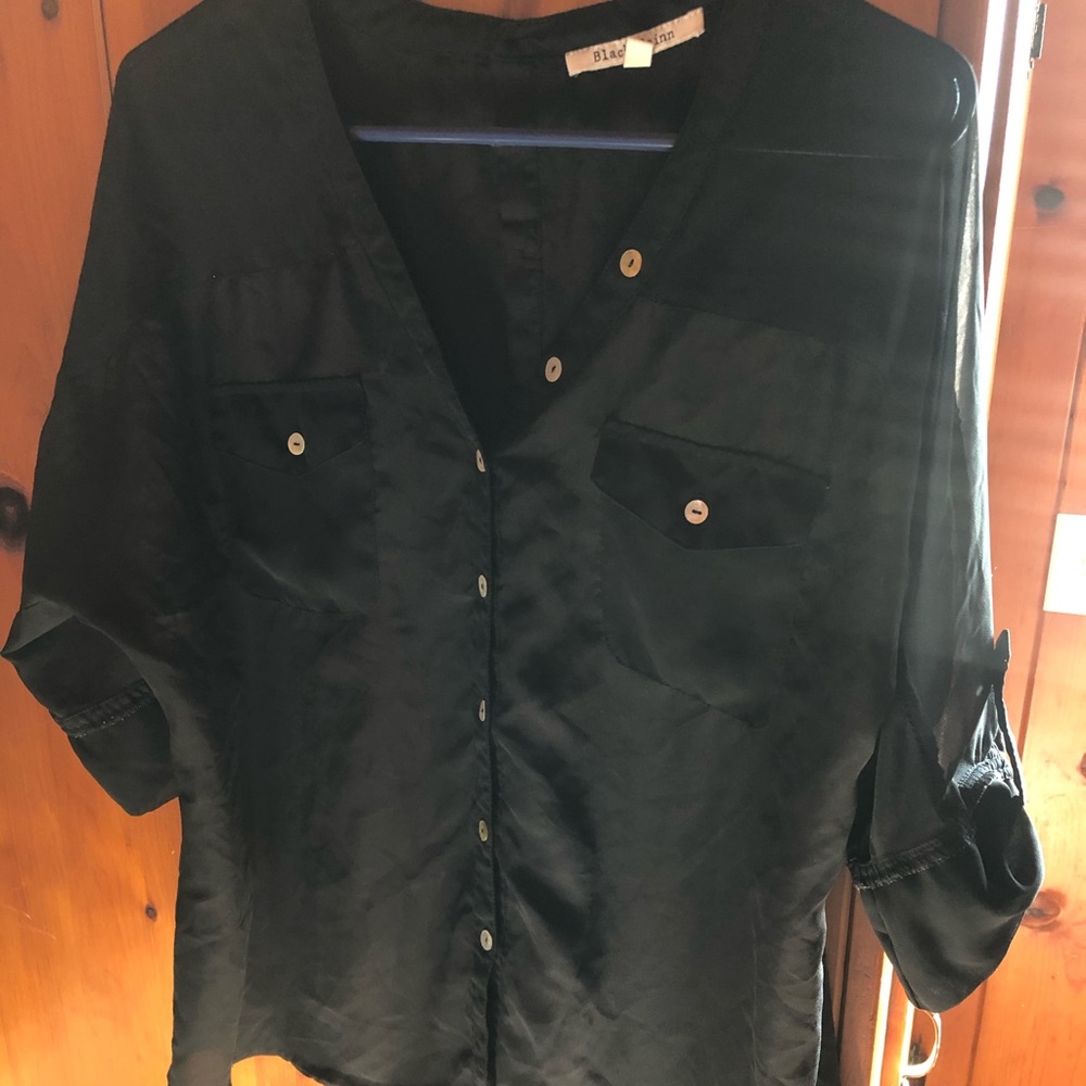 Black dress shirt